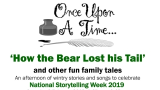 The North Harrow Community Library afternoon of wintery stories event logo