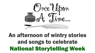 The North Harrow Community Library storytelling week logo