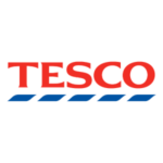 Logo for Tesco supermarket.
