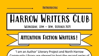 The North Harrow Community Library harrow writers club event 2 logo