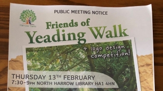 The North Harrow Community Library Yeading walk meetup event logo