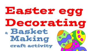 The North Harrow Community Library basket making Easter 2022 event logo