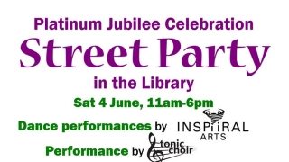 The North Harrow Community Library jubilee celebration event logo