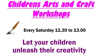 The North Harrow Community Library Children's Arts and Crafts Workshops event logo
